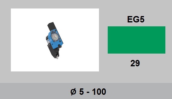 3 EG5 Тип EG5 Обработка контуров, галтелей и канавок, Ø ≥ 8.5 мм