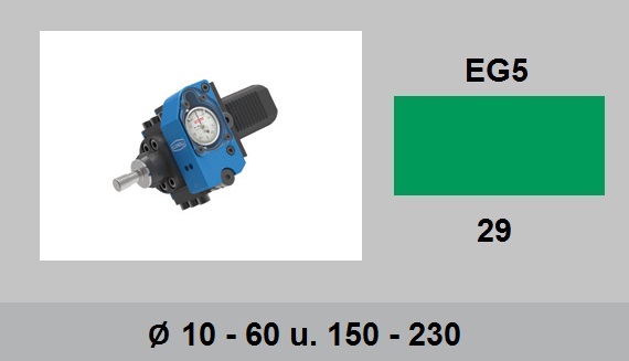 4 EG5 Тип EG5 Обработка контуров, галтелей и канавок, Ø ≥ 8.5 мм